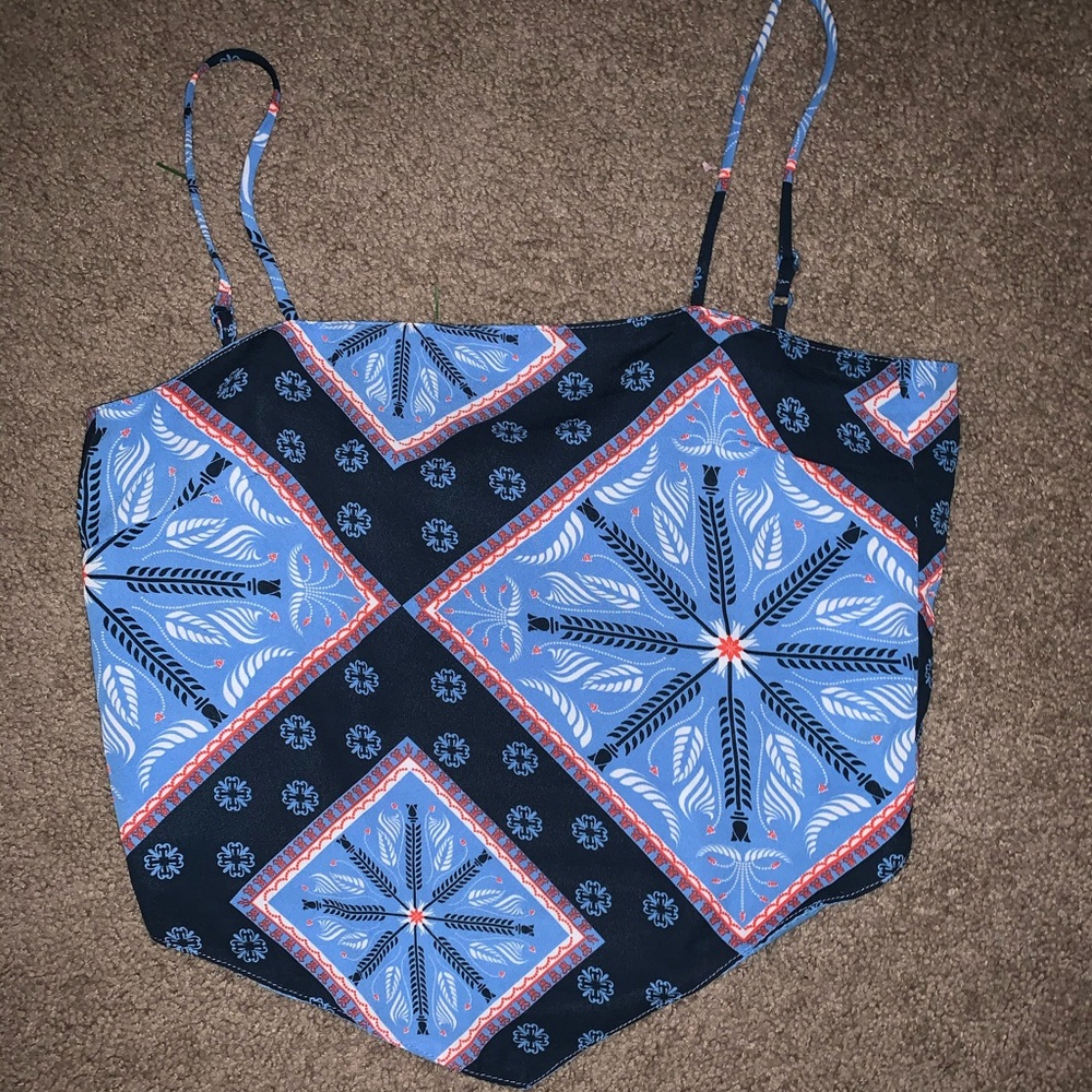 BoHo tie back tank